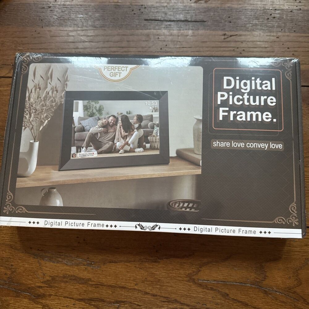Digital Picture Frame 10.1” 1280×800 Space HD Space IPS Space Touchscreen Frameo